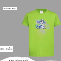 Personalisiertes Shirt GEBURTSTAG Zahl & Name personalisiert MERMAID CUTIE 7