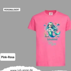 Personalisiertes Shirt SCHULKIND Name personalisiert MERMAID CUTIE 4