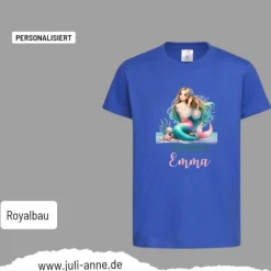 Personalisiertes Shirt SCHULKIND Name personalisiert MERMAID CUTIE 5
