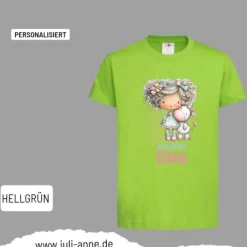 Personalisiertes Shirt SCHULKIND Name personalisiert EINHORN Mädchen 1