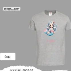 Personalisiertes Shirt SCHULKIND Name personalisiert MERMAID CUTIE 3