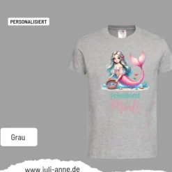 Personalisiertes Shirt SCHULKIND Name personalisiert Mermaid Cutie 8