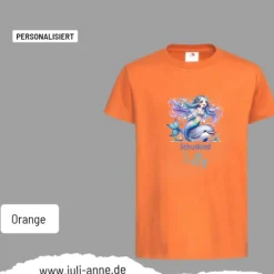 Personalisiertes Shirt SCHULKIND Name personalisiert MERMAID CUTIE 7