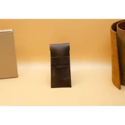 Personalisiertes Stifteetui. Monogram Stifteetui. Leder Stifthülle. Gravur Stifteetui. Monogramm-Federtasche. Bleistifth