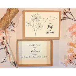 Personalisiertes Taufgeschenk mit Namen – Geschenkbox & Geldgeschenk zur Taufe