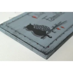 Personalisiertes Türschild Katzenpärchen – Handbemaltes Hochzeitsgeschenk im Shabby Chic Stil