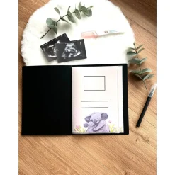 Personalisiertes Ultraschallbilder Album – Einsteckalbum zur sicheren Aufbewahrung und Geschenkidee