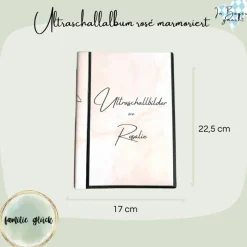 Personalisiertes Ultraschallbilder Album – Einsteckalbum zur sicheren Aufbewahrung und Geschenkidee