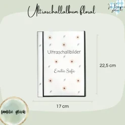 Personalisiertes Ultraschallbilder Album – Stabiles Einsteckalbum zur Aufbewahrung & Geschenkidee