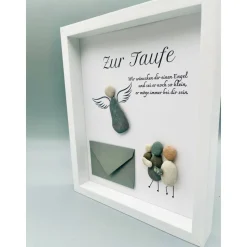 Personalisiertes und einzigartiges Taufgeschenk, Geldgeschenk Taufe, personalisiertes Geschenk Wanddeko, Wandbild Taufe