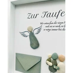 Personalisiertes und einzigartiges Taufgeschenk, Geldgeschenk Taufe, personalisiertes Geschenk Wanddeko, Wandbild Taufe