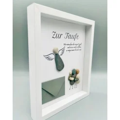 Personalisiertes und einzigartiges Taufgeschenk, Geldgeschenk Taufe, personalisiertes Geschenk Wanddeko, Wandbild Taufe