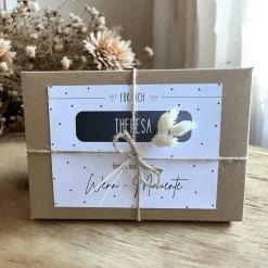 Personalisiertes und handgemachtes Geschenk für Frauen,Freundin, Geschenkbox Geburtstag, Notfallbox, Wenn Geschenk, 40
