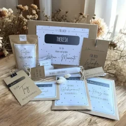 Personalisiertes und handgemachtes Geschenk für Frauen,Freundin, Geschenkbox Geburtstag, Notfallbox, Wenn Geschenk, 40