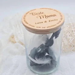 Personalisiertes Vorratsglas | Geschenk Mama, Papa | Kleines Dankeschön | beste Mama | bester Papa | Großeltern