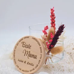 Personalisiertes Vorratsglas | Geschenk Mama, Papa | Kleines Dankeschön | beste Mama | bester Papa | Großeltern