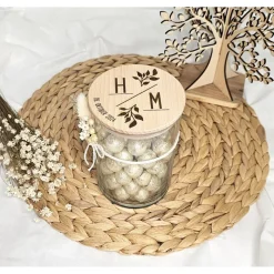 Personalisiertes Vorratsglas als Hochzeitsgeschenk