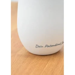 Personalisiertes Windlicht mit Hand- und Fußabdrücken als Geschenk zur Geburt, Taufe & Weihnachten