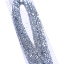 Pfeifenputzer 10 Stück silberfarben 50 cm