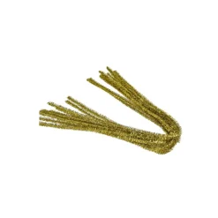 Pfeifenputzer goldfarben