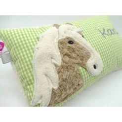 Pferdekissen Namenskissen Taufkissen Kuschelkissen Kindergartenkissen Geburtsgeschenk Pferd Pferdchen Pony