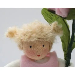 Pfingstrose - Jahreszeitentisch - Waldorf Art -handgefertigte Blumenkinder - einzigartige Blumenkinder - Art.Nr.FR2