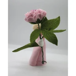 Pfingstrose - Jahreszeitentisch - Waldorf Art -handgefertigte Blumenkinder - einzigartige Blumenkinder - Art.Nr.FR2