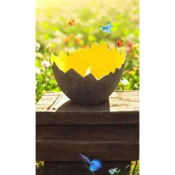 Pflanzschale & LED Teelichthalter Eierschale aus PLA – nachhaltig & individuell bemalbar