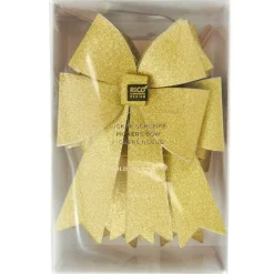 Picker Schleifen goldfarben 7x15 cm 6 Stück