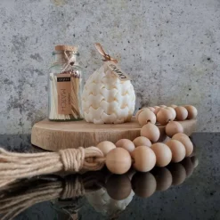 Pine Cone Kerze I Weihnachtskerze I Weihnachtsdekoration I Dekorative Kerze aus Sojawachs I Home Decor I Hingucker I Han