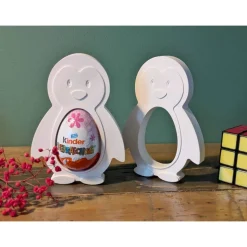 Pinguin | Dekoration | Gastgeschenk | Kindergeburtstag | Überraschungsei | Raysin | Mitgebsel | Serviettenhalter