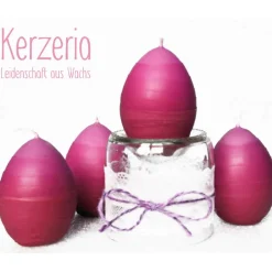 PinkRot Ostereikerze