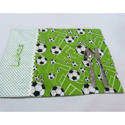 Platzset Fußball  mit Wunschnamen Artikelnr. PS 71