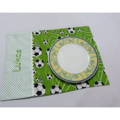 Platzset Fußball  mit Wunschnamen Artikelnr. PS 71