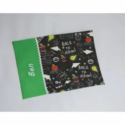 Platzset Schule mit Wunschnamen Artikelnr.81