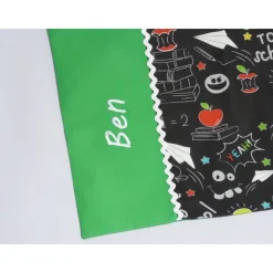 Platzset Schule mit Wunschnamen Artikelnr.81