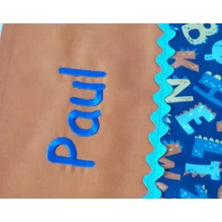 Platzset Schulkind mit Wunschnamen Artikelnr. PS 38