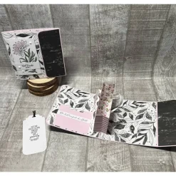 Pop-Up Karte mit Tasche (Shopping Bag) Gutscheinverpackung Geldgeschenk Geburtstag Glückwunschkarte Handmade Stampin‘ Up