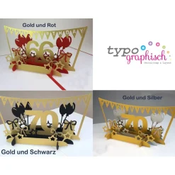 Pop-up Karte zum Geburtstag – Zahl wählbar – personalisierbar & handgemacht