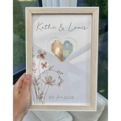 Poster Geldgeschenk Hochzeit, Verlobung personalisiert