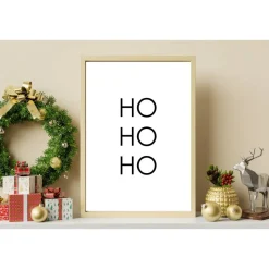 Poster HO HO HO | Weihnachtslied | Weihnachtsgeschenk | Merry Christmas | Frohe Weihnachten | Geschenk Familie | xmas |