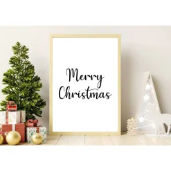 Poster MERRY CHRISTMAS | Weihnachtslied | Weihnachtsgeschenk | Merry Christmas | Frohe Weihnachten | Geschenk Familie |