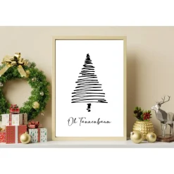 Poster OH TANNENBAUM| Weihnachtslied | Weihnachtsgeschenk | Merry Christmas | Frohe Weihnachten | Geschenk Familie | xma