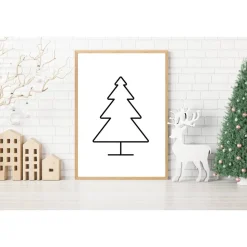 Poster TANNENBAUM | Weihnachtslied | Weihnachtsgeschenk | Merry Christmas | Frohe Weihnachten | Geschenk Familie | xmas