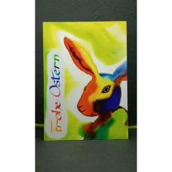 Postkarte A6 "Froher Osterhase"
