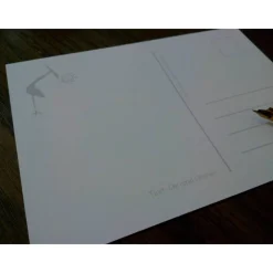 Postkarte A6 Liedtext Ausschnitt 