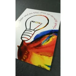 Postkarte 'Durch Fehler wird man klug'