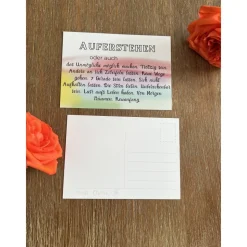 Postkarte Ostern Grußkarte tiefsinnig inspirierend