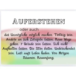 Postkarte Ostern Grußkarte tiefsinnig inspirierend