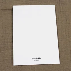 Postkarte zur Geburt Grußkarte baby Karte mit Umschlag kraftpapier Chromokarton grün creme neutral genderneutral